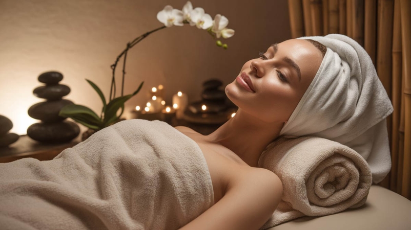 Kobido veido masažas moteriai SPA salone